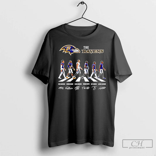 Premium The Baltimore Ravens Cross The Street Signatures 2026 - clothing by TeeHivey.com