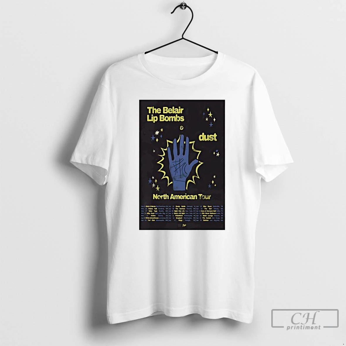 Premium The Belair Lip Bombs North American Tour 2025 Posters T Shirts - clothing by TeeHivey.com