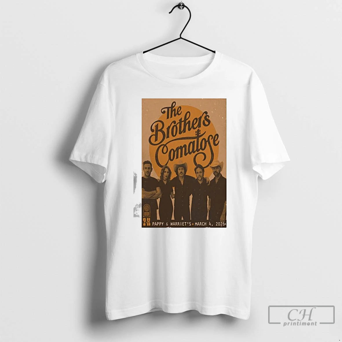 Premium The Brothers Comatose Pappy Harriets Concert March 4 2026 T Shirts - clothing by TeeHivey.com