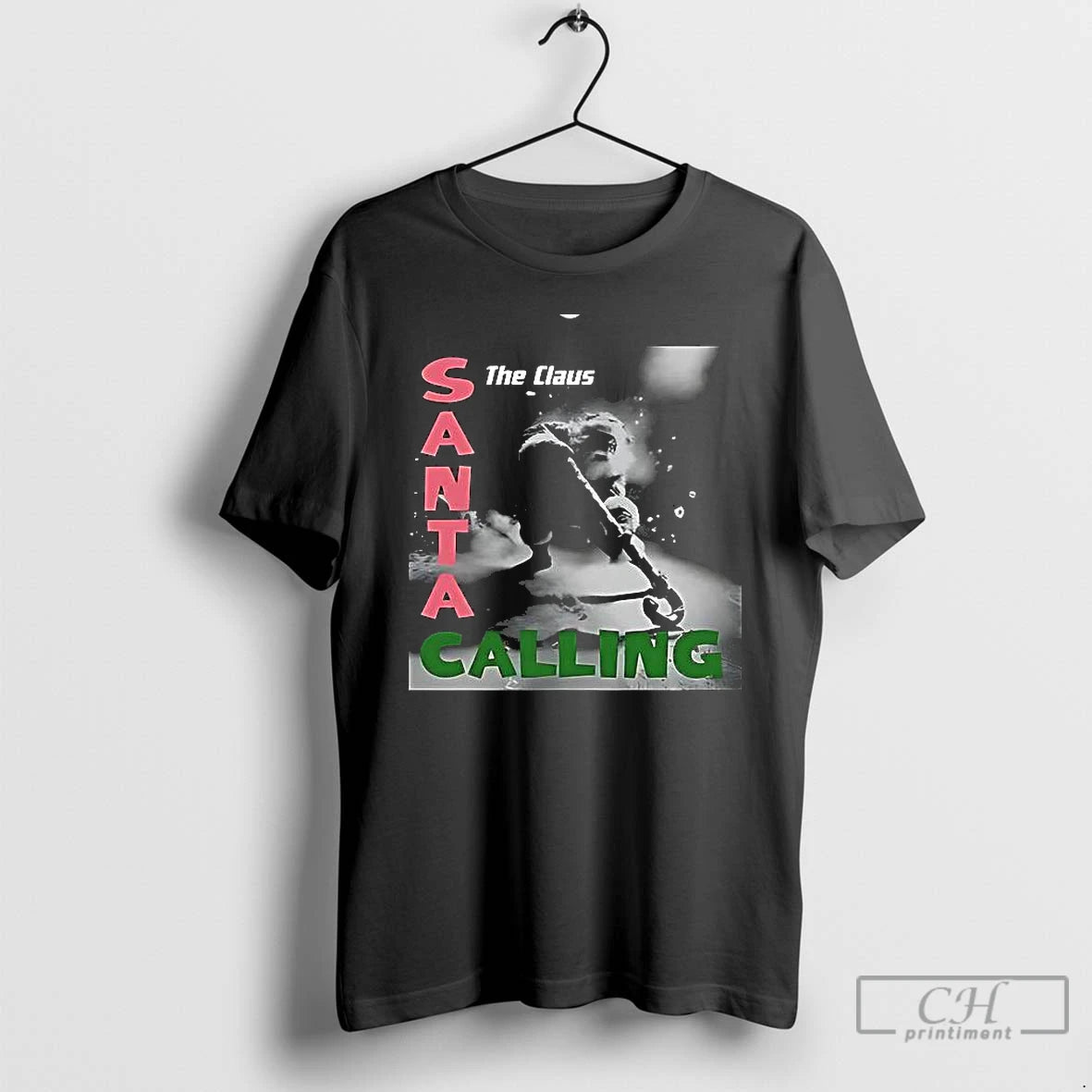 Premium The Claus Santa Calling Hockey Christmas T Shirts - clothing by TeeHivey.com