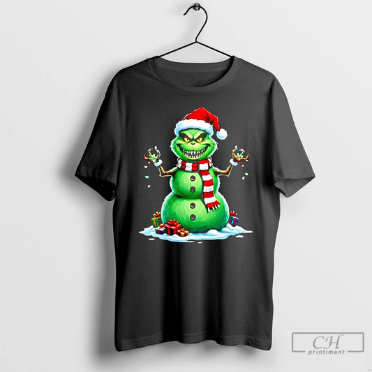 Premium The Grinch Snowman Trends Stylish - clothing by TeeHivey.com