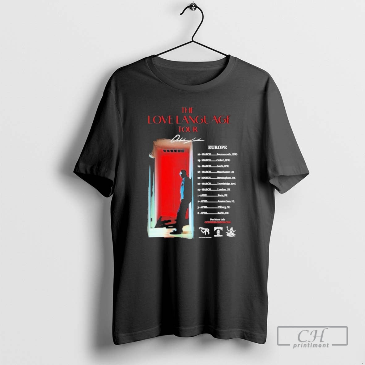 Premium The Love Language October London Tour Europe 2026 Shirt Sweater - clothing by TeeHivey.com