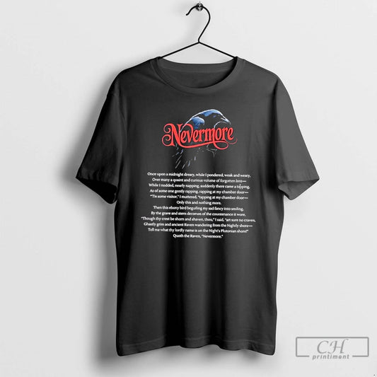 Premium The Raven Edgar Allan Poe T Shirts - clothing by TeeHivey.com