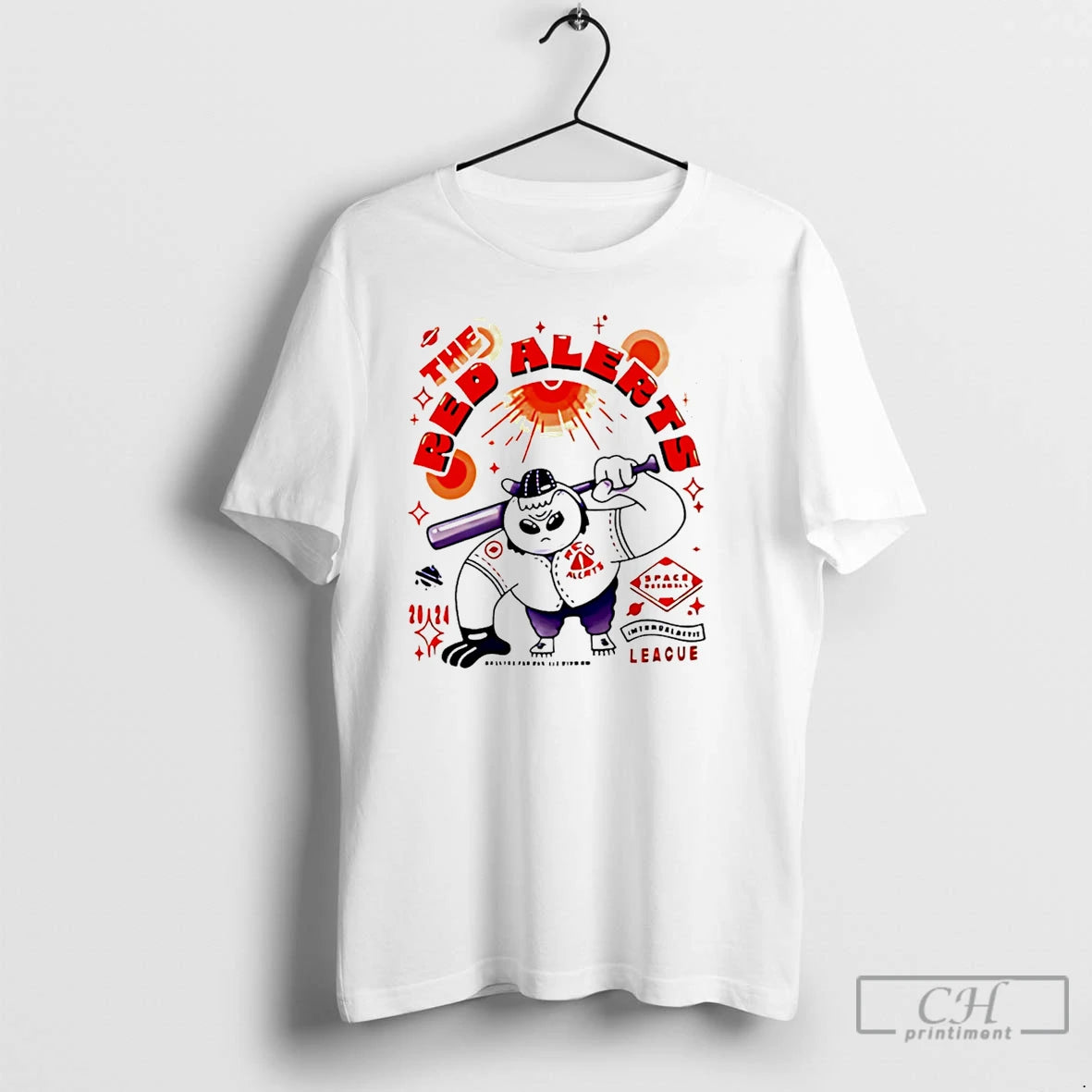 The Red Alerts Baseball - clothing by TeeHivey.com