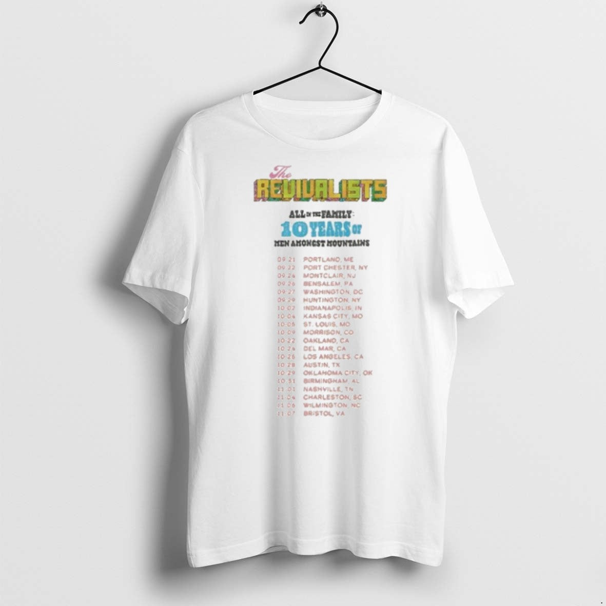 Premium The Revivalists Fall 2025 Tour Schedule T Shirts - clothing by TeeHivey.com
