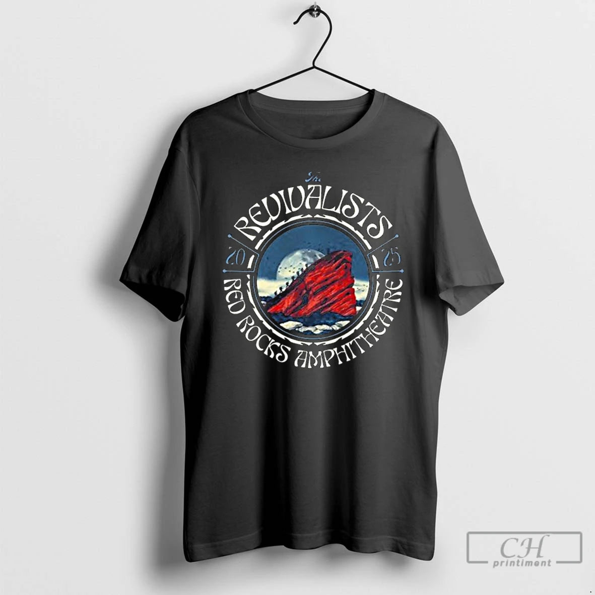 Premium The Revivalists At Red Rocks Morrison Co Tour 2025 Long Sleve T Shirts - clothing by TeeHivey.com