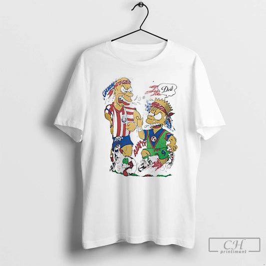 Premium The Simpsons Homer C D Guadalajara Bart Club America T Shirts - clothing by TeeHivey.com