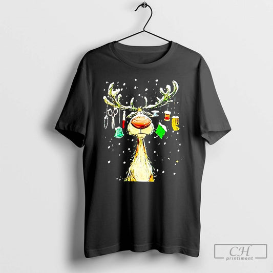 Premium The Reindeer Is Sad Christmas Trends Stylish - clothing by TeeHivey.com