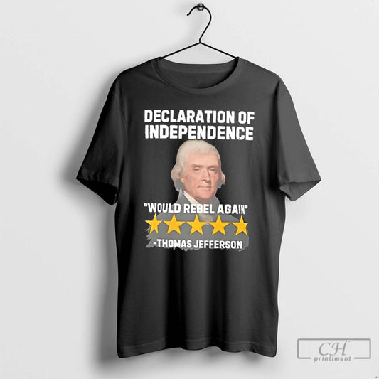 Premium Thomas Jefferson Declaration Of Independence T Shirts - clothing by TeeHivey.com
