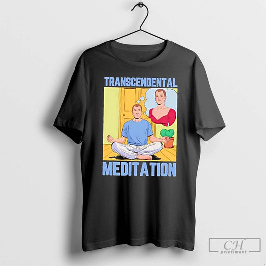 Premium Transcendental Meditation Cartoon - clothing by TeeHivey.com