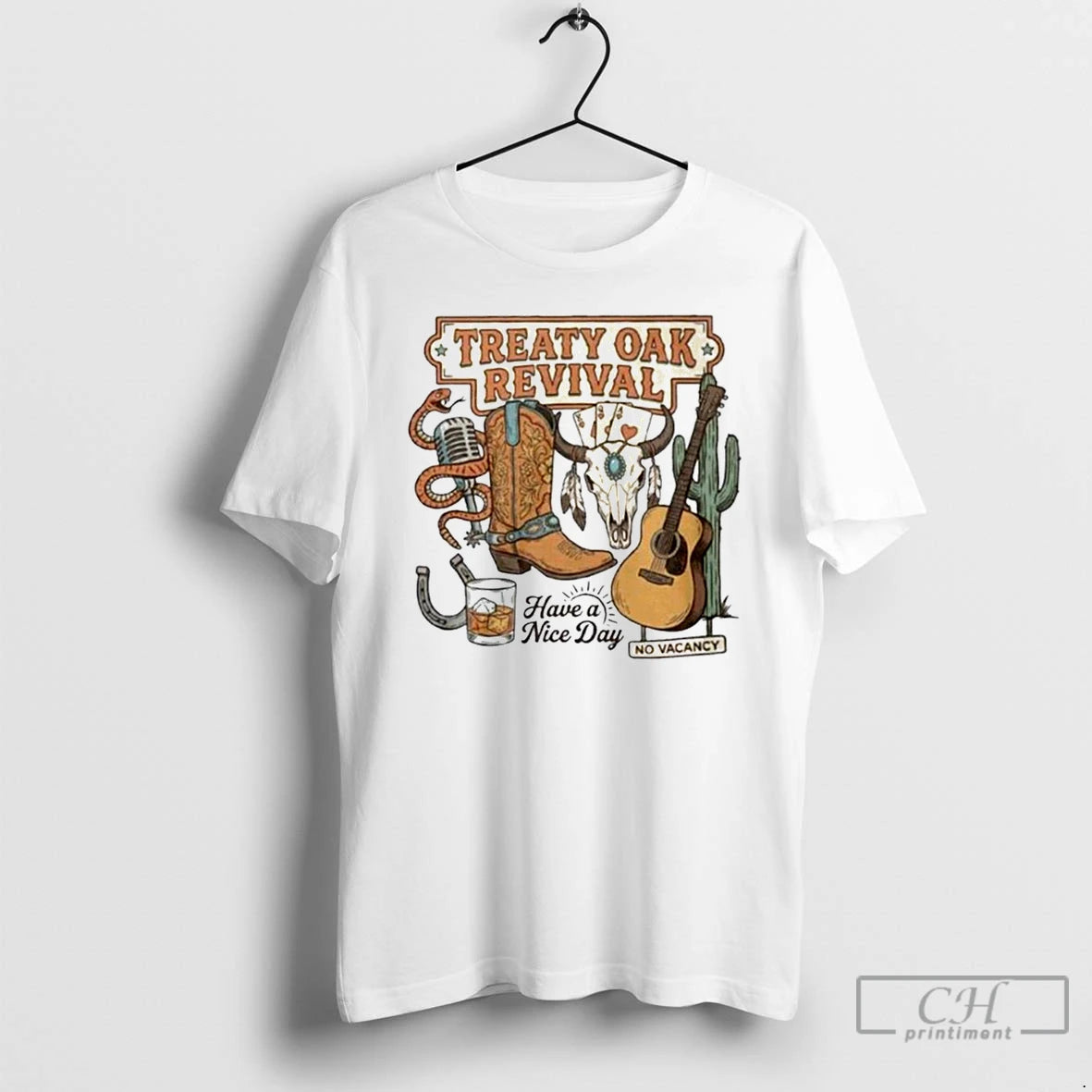 Premium Treaty Oak Revival Country Music Western Cowboy - clothing by TeeHivey.com