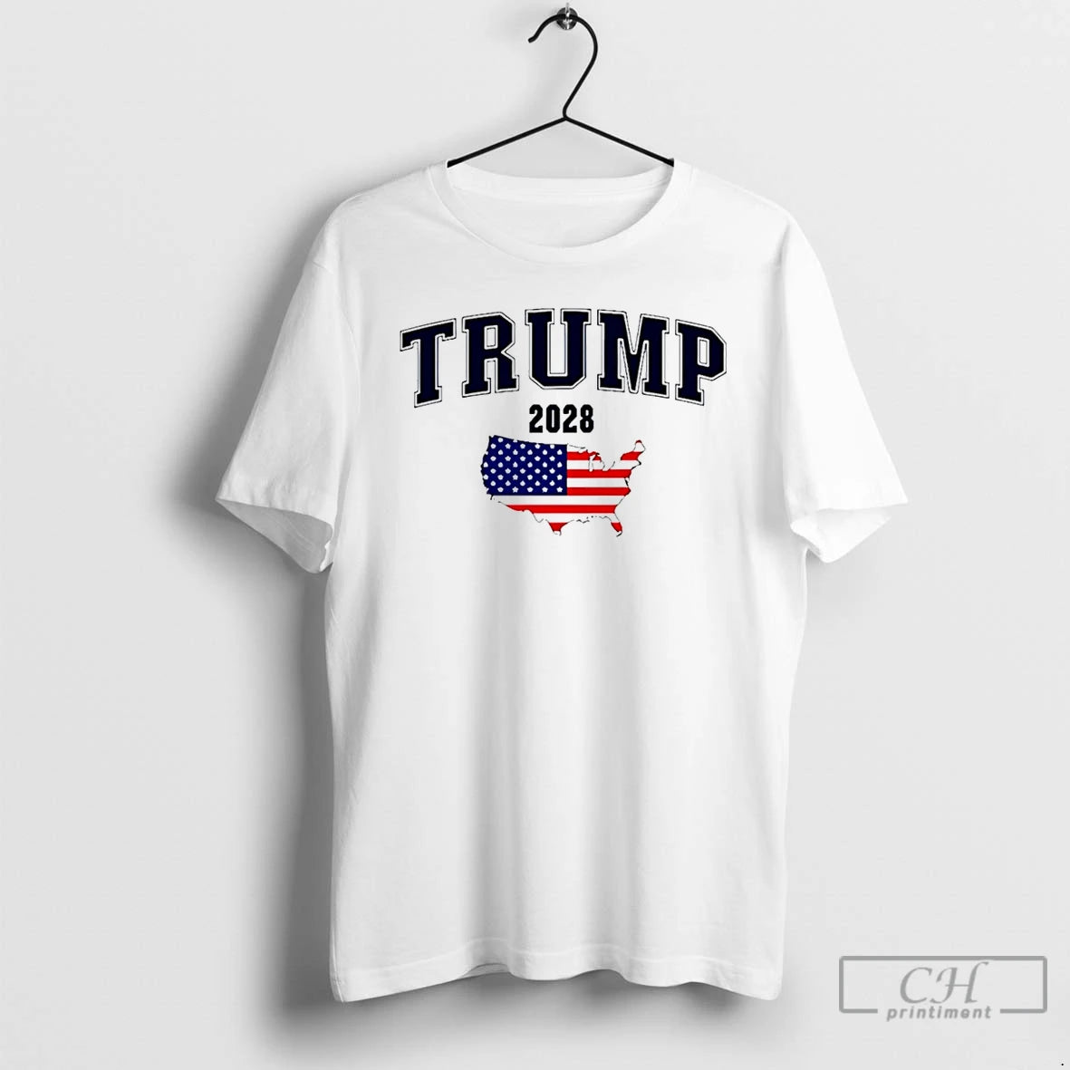 Premium Trump 2028 Us Map T Shirts - clothing by TeeHivey.com