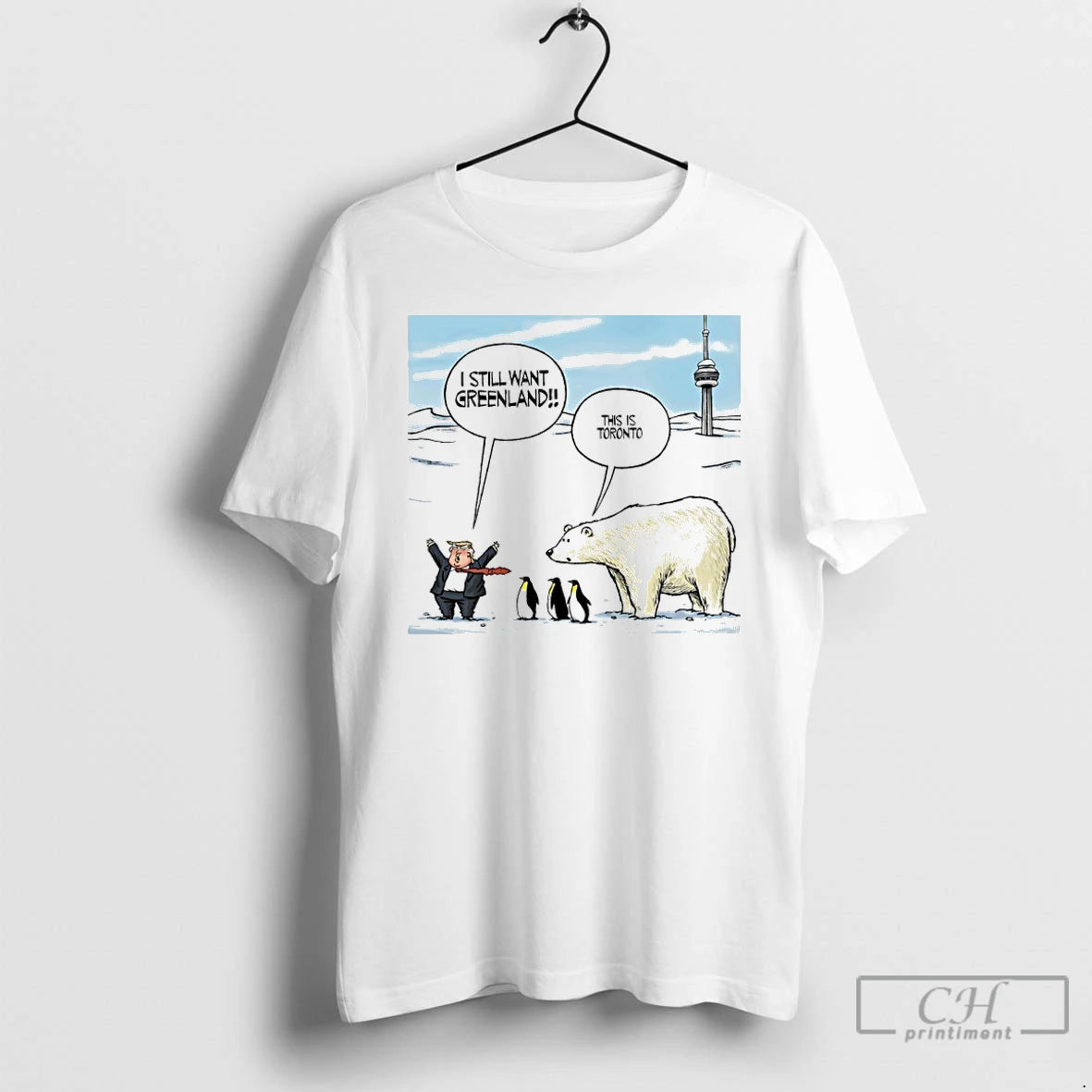 Trump I Still Want Greenland Penguin And Polar Bear This Is Toronto Art - clothing by TeeHivey.com