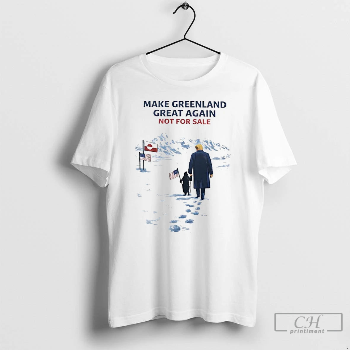 Trump Penguin But Why Make Greenland Great Again Not For Sale - clothing by TeeHivey.com