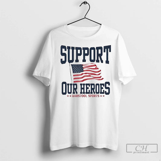 Premium Tunnel To Towers Foundation Support Our Heroes Barstool Sports Usa Flag