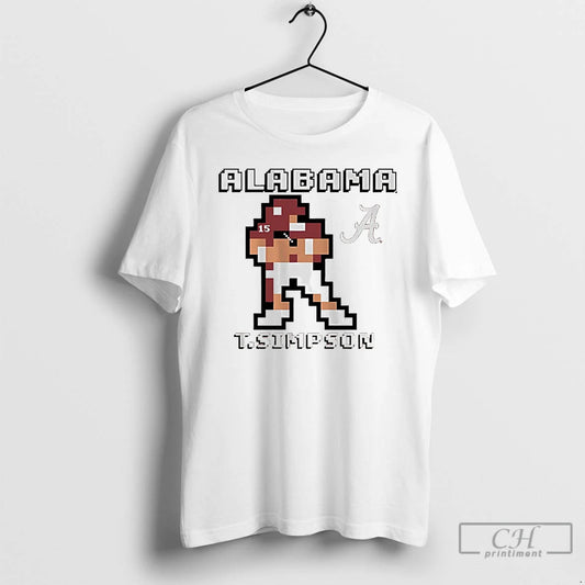 Premium Ty Simpson Baller Pixel Alabama Football T Shirts - clothing by TeeHivey.com