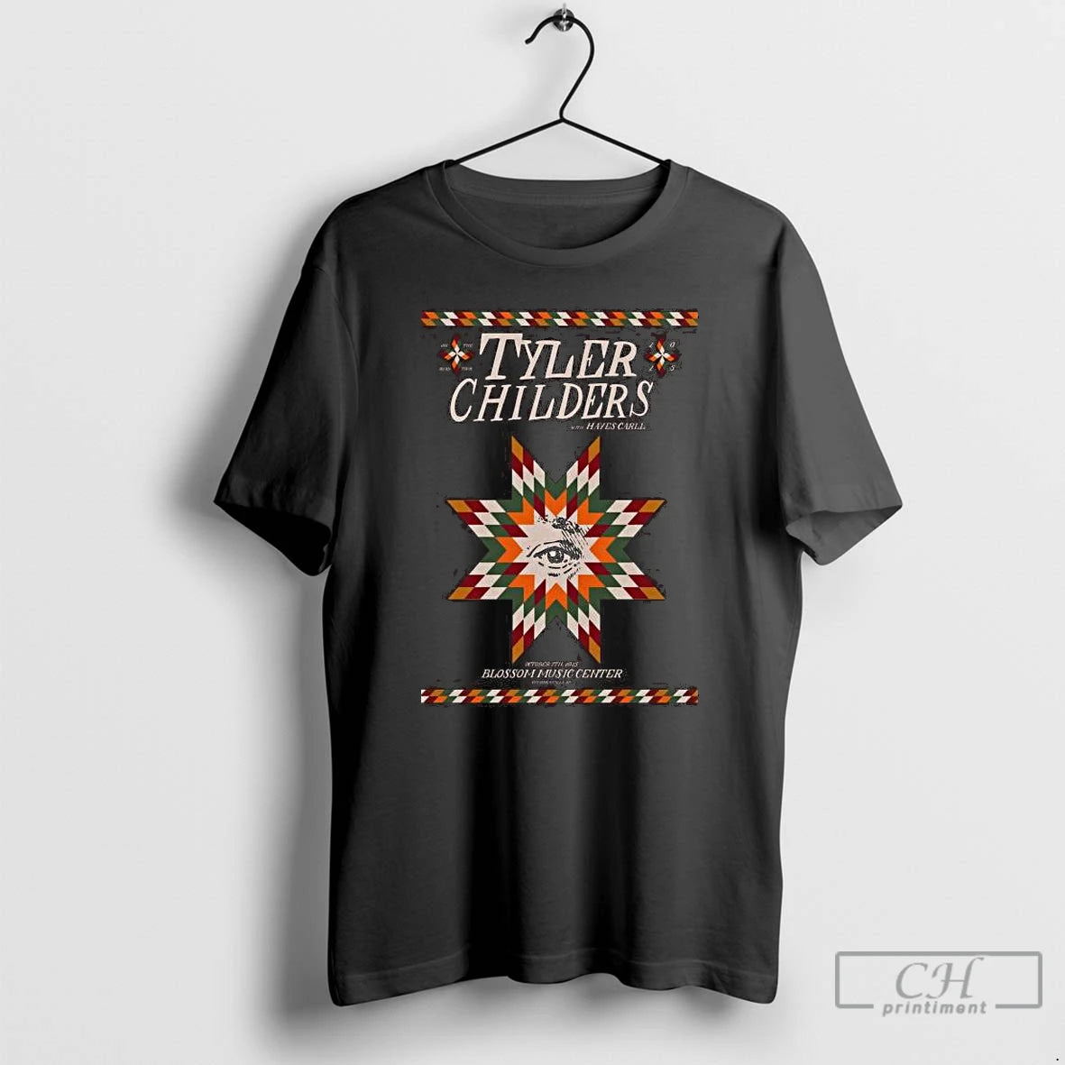 Premium Tyler Childers Tour Cuyahoga Falls Ohio October 7 2025 Long Sleve T Shirts - clothing by TeeHivey.com