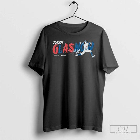 Premium Tyler Glasnow Los Angeles Dodgers Signature Long Sleve T Shirts - clothing by TeeHivey.com