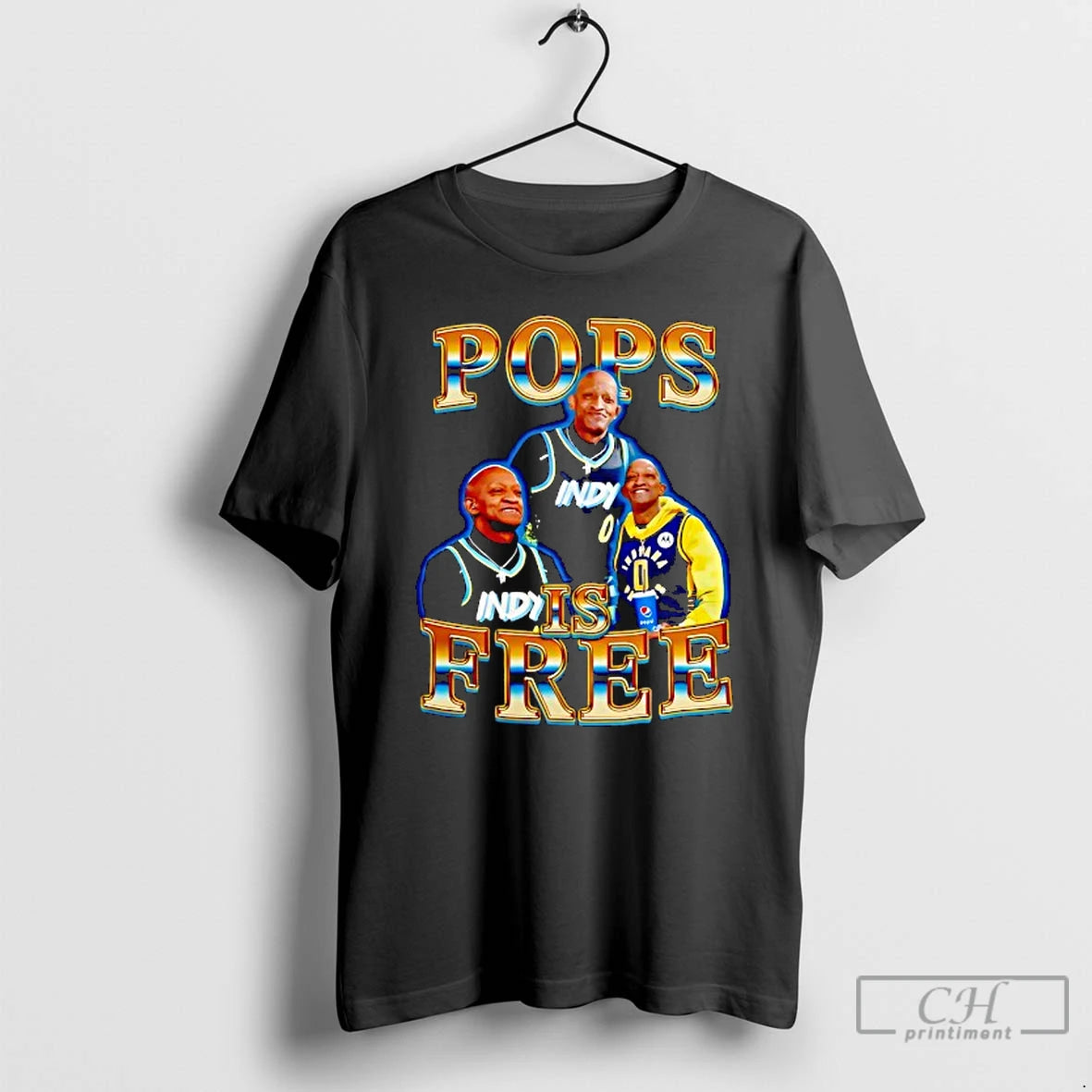 Premium Tyrese Haliburton Pops Is Free Indiana Pacers T Shirts - clothing by TeeHivey.com