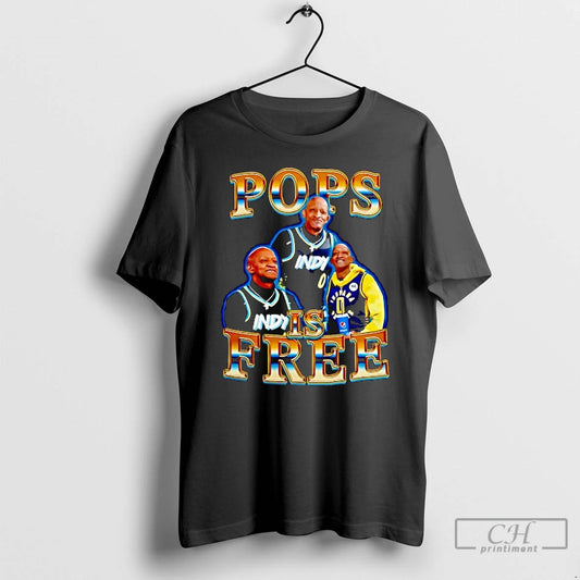 Premium Tyrese Haliburton Pops Is Free Indiana Pacers T Shirts - clothing by TeeHivey.com