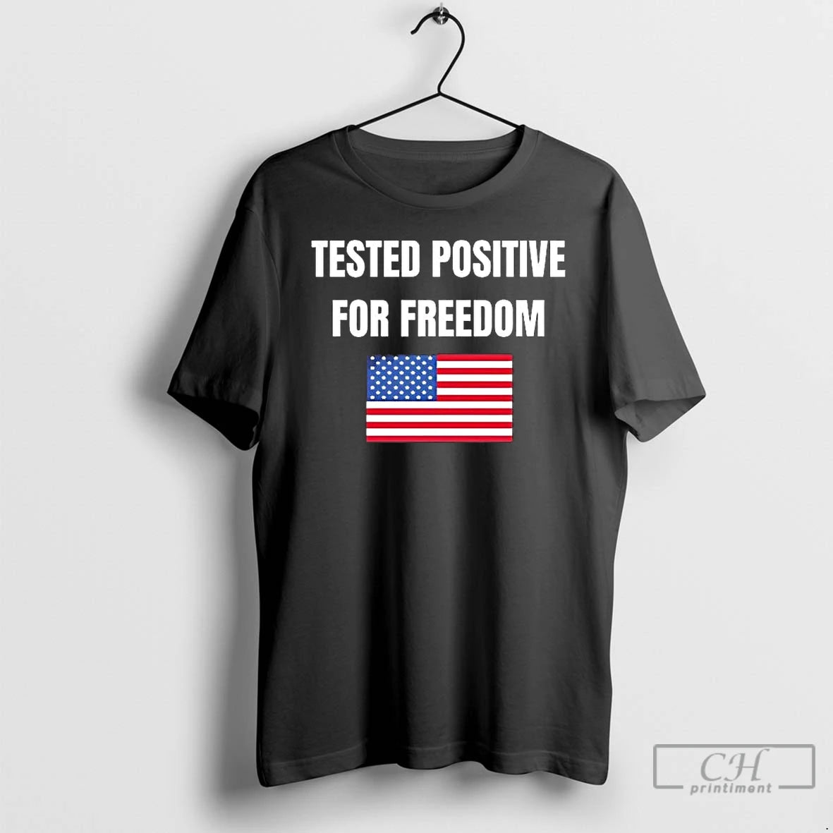 Premium Us Flag Tested Positive For Freedom - clothing by TeeHivey.com