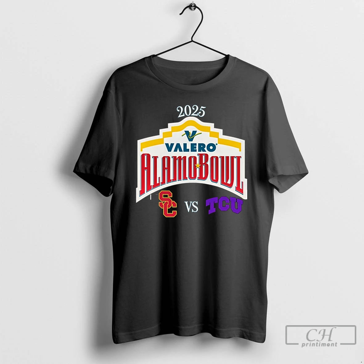Premium Usc Trojans Vs Tcu Horned Frogs 2025 Alamo Bowl - clothing by TeeHivey.com