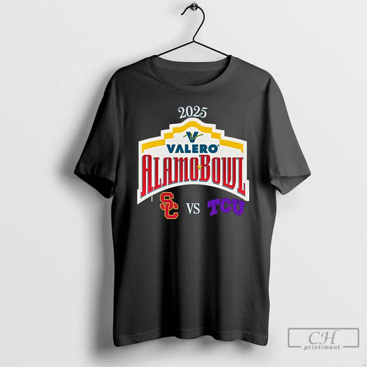 Premium Usc Trojans Vs Tcu Horned Frogs 2025 Alamo Bowl - clothing by TeeHivey.com