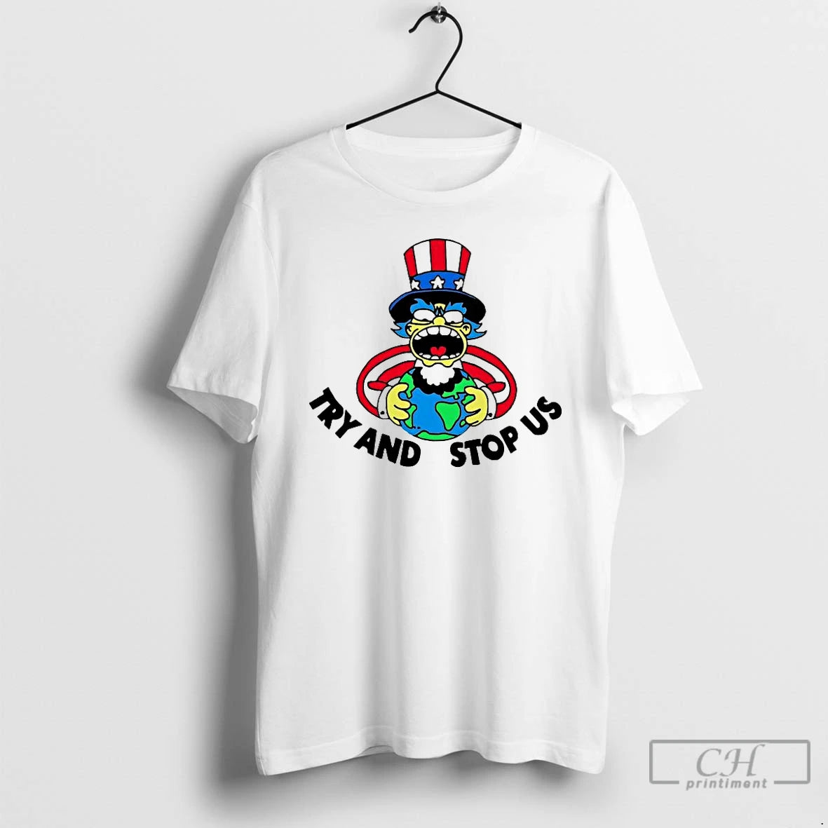 Premium Uncle Sam Hug Earth Try And Stop Us - clothing by TeeHivey.com