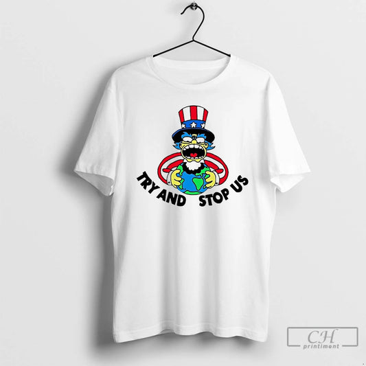 Premium Uncle Sam Hug Earth Try And Stop Us - clothing by TeeHivey.com