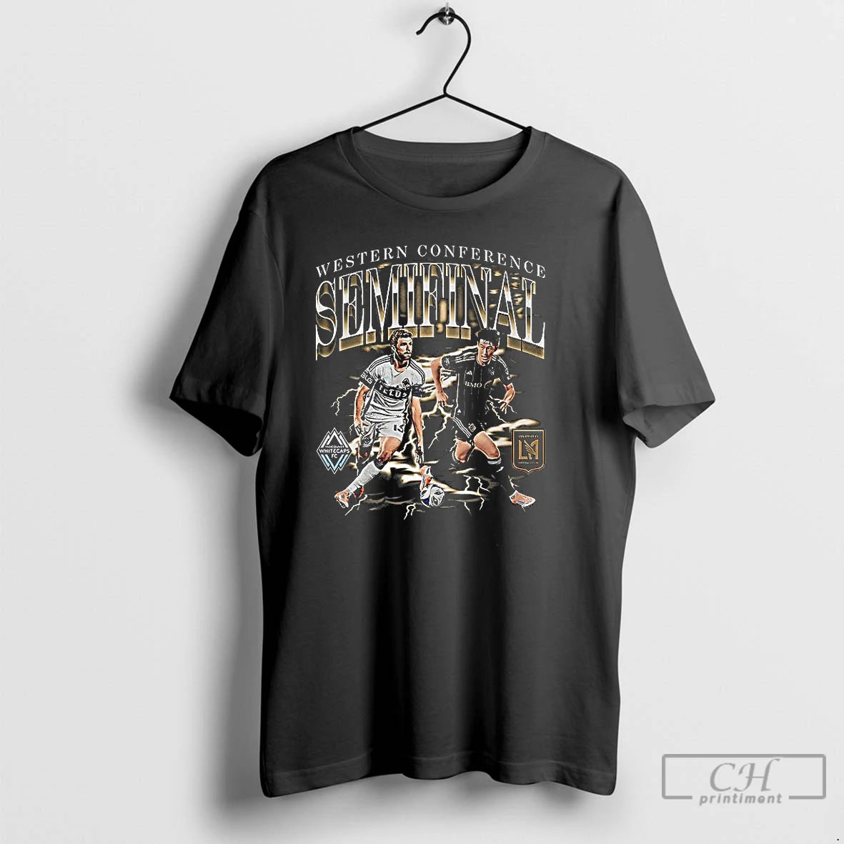 Premium Vancouver Whitecaps Fc Vs Los Angeles Fc Western Conference Semifinal Matchup 2025 T Shirts