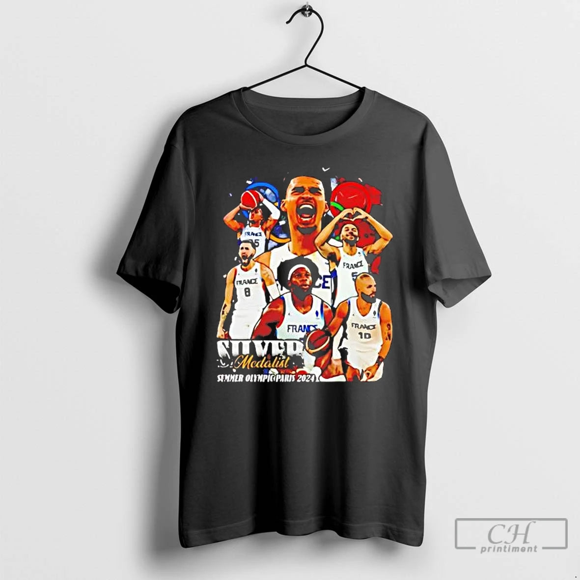 Premium Victor Wembanyama Silver Medalist - clothing by TeeHivey.com