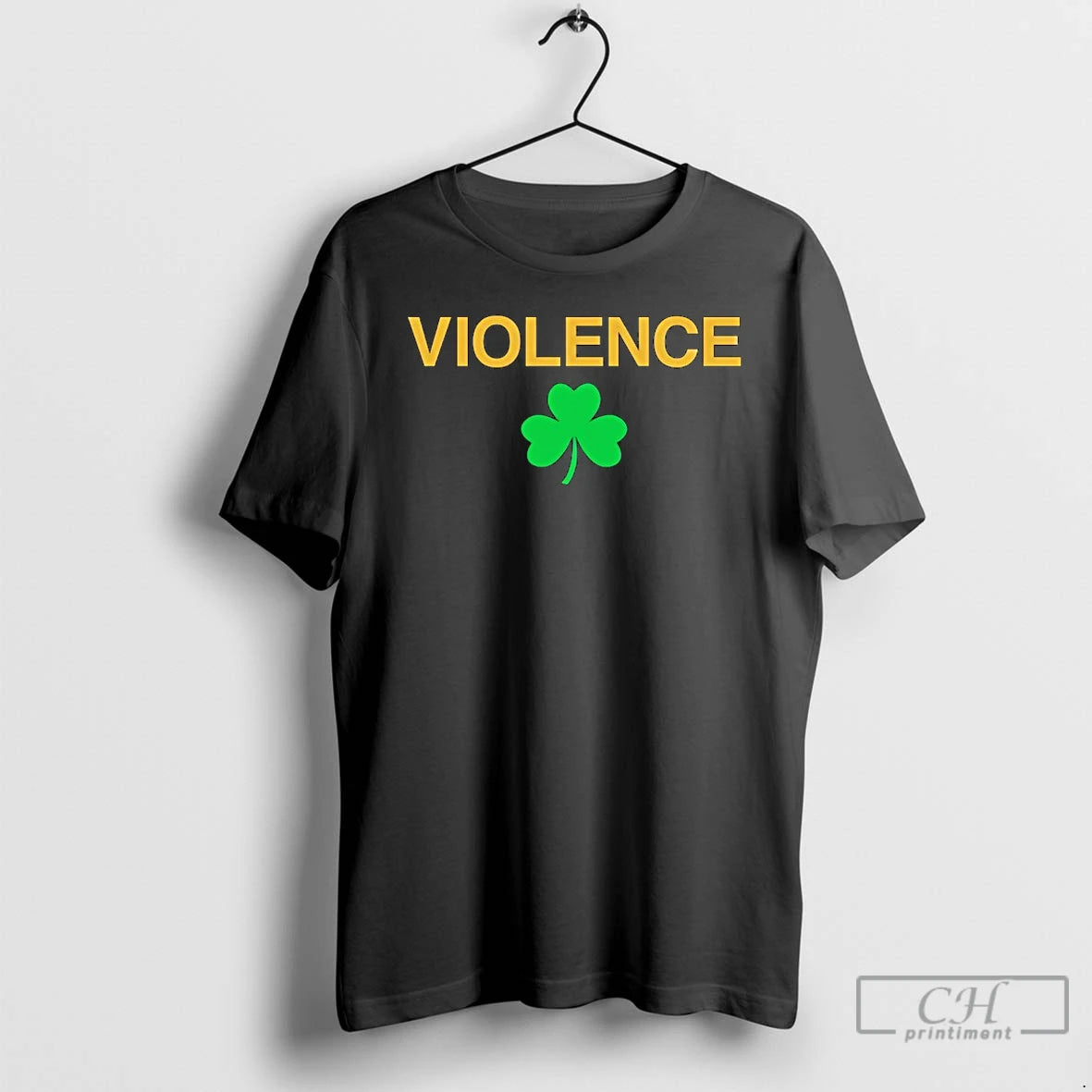 Premium Violence Shamrock Notre Dame Fighting Irish T Shirts - clothing by TeeHivey.com