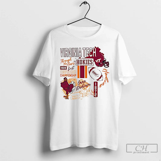 Premium Virginia Tech Hokies Through The Years Icon - clothing by TeeHivey.com
