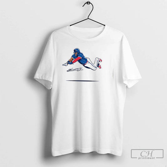 Premium Vladimir Guerrero Jr Mlb Toronto Blue Jays Flying Slide T Shirts - clothing by TeeHivey.com
