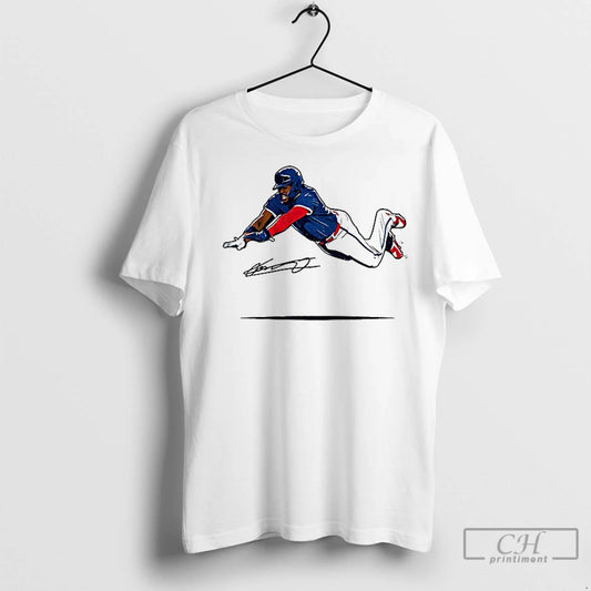 Premium Vladimir Guerrero Jr Super Vlad Flying Slide Superman Toronto Blue Jays Signature - clothing by TeeHivey.com