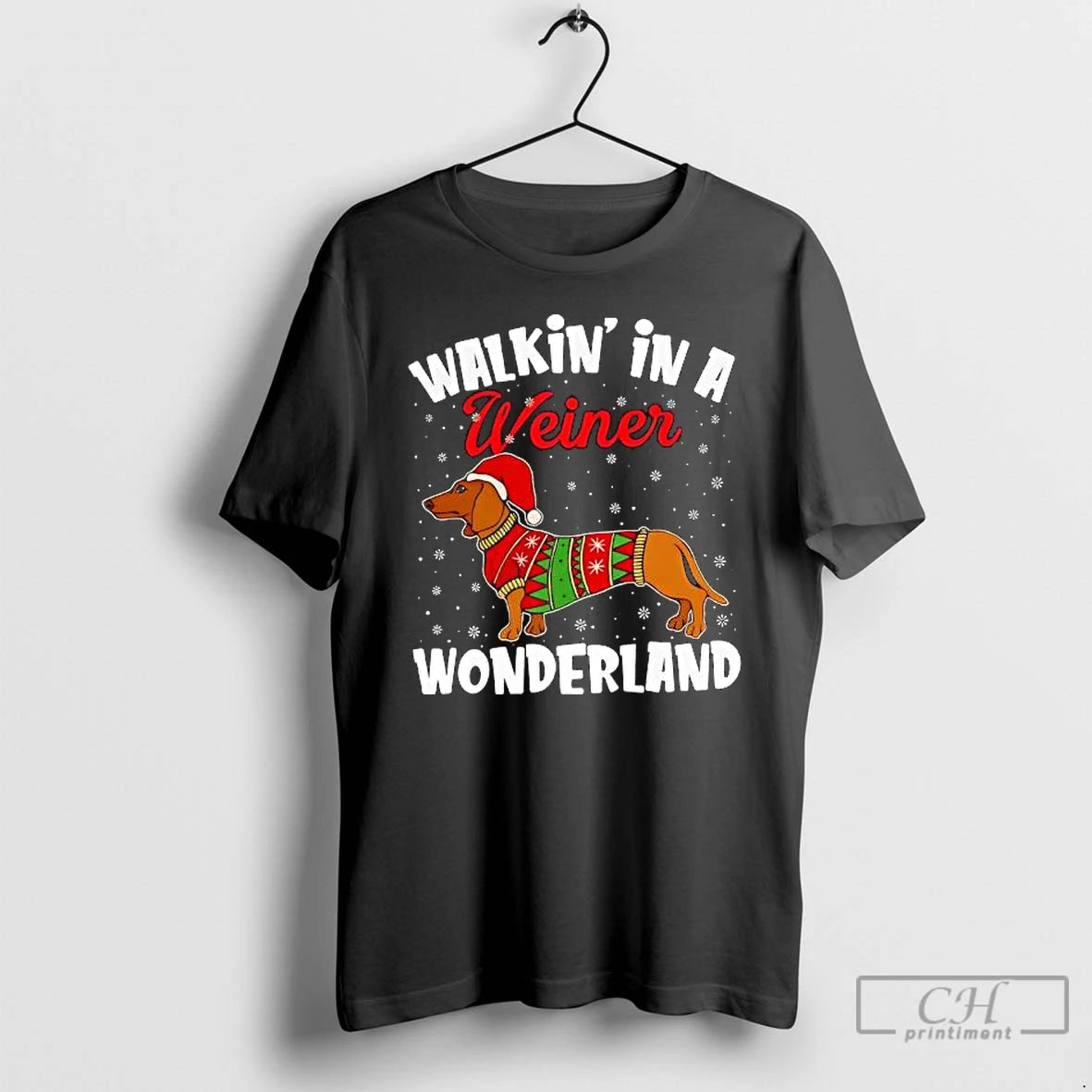 Premium Walkin In A Wiener Wonderland Christmas - clothing by TeeHivey.com