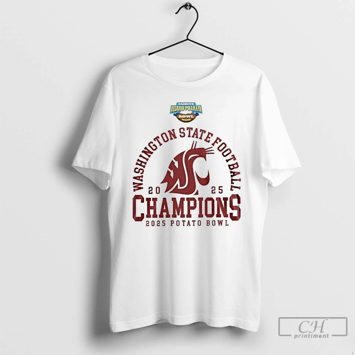 Premium Washington State Cougars 2025 Famous Idaho Potato Bowl Champions - clothing by TeeHivey.com