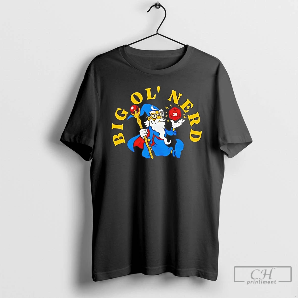 Premium Wizard Dungeons Dragons Big Ol Nerd - clothing by TeeHivey.com