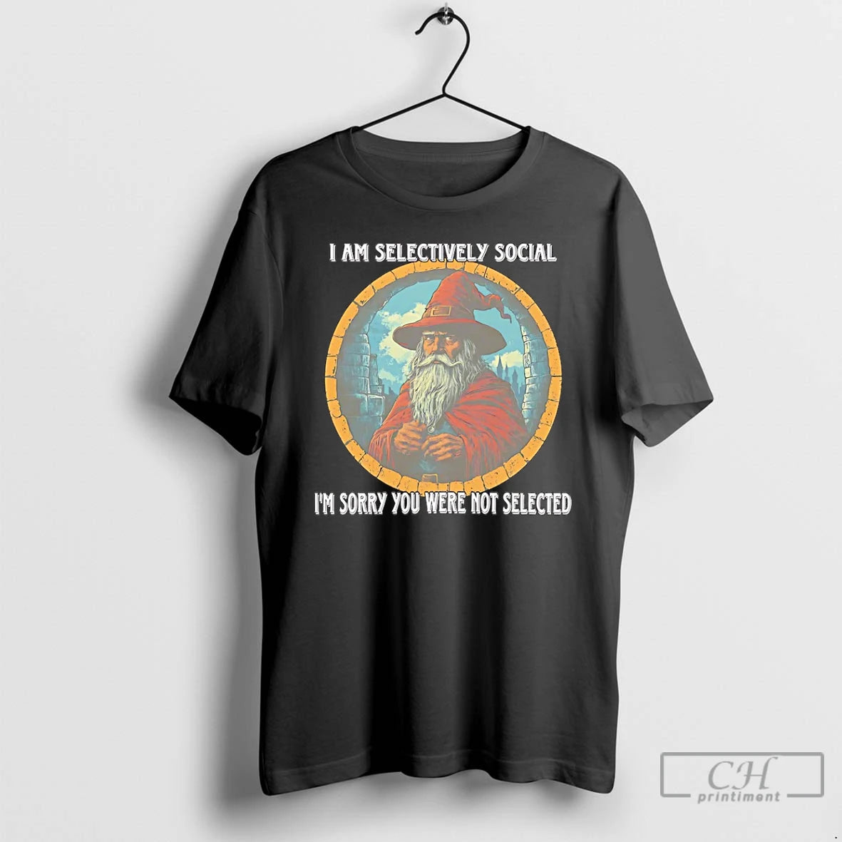 Premium Wizard I Am Selectively Social Im Sorry You Were Not Selected T Shirts Sweater - clothing by TeeHivey.com