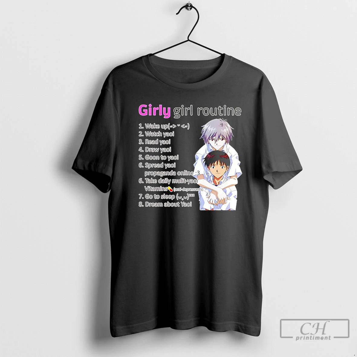 Yaoi Girly Girl Routine - clothing by TeeHivey.com