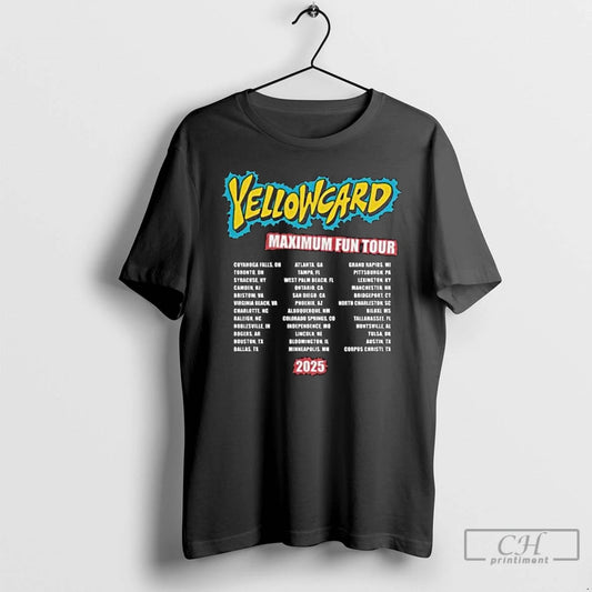 Premium Yellowcard Maximum Fun Tour 2025 - clothing by TeeHivey.com