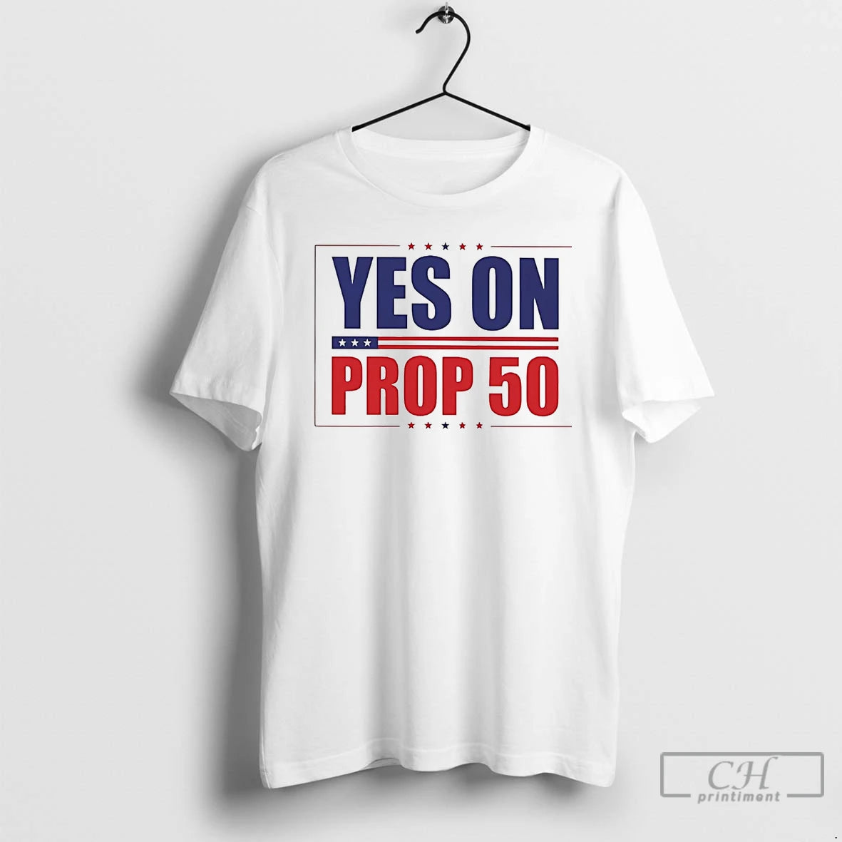 Premium Yes On Prop 50 Political Campaign T Shirts - clothing by TeeHivey.com