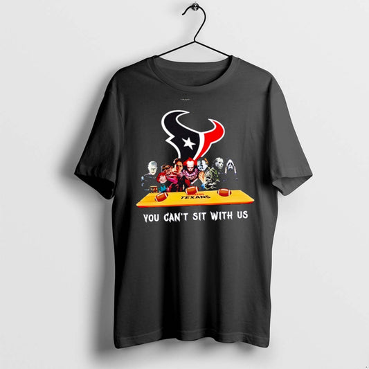 Premium You Cant Sit With Us Texans Football Horror Movies Halloween T Shirts - clothing by TeeHivey.com