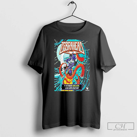 Premium Zebrahead 10 9 2025 Lion Arts Factory Adelaide Australia T Shirts - clothing by TeeHivey.com