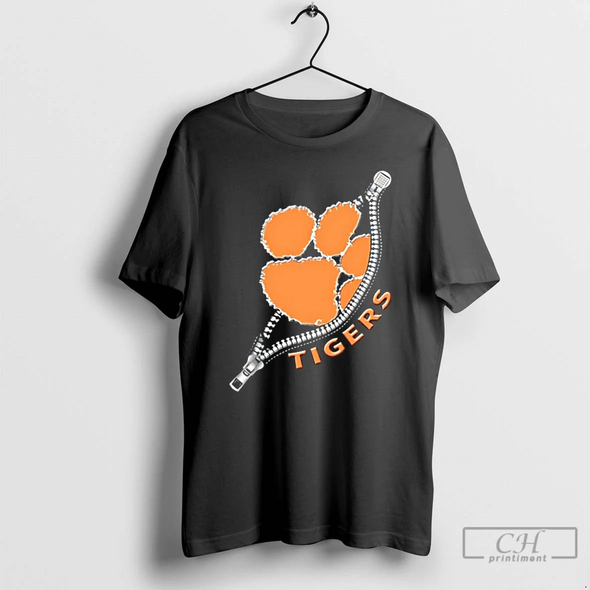 Premium Zipper X Clemson Tigers Football Logo - clothing by TeeHivey.com