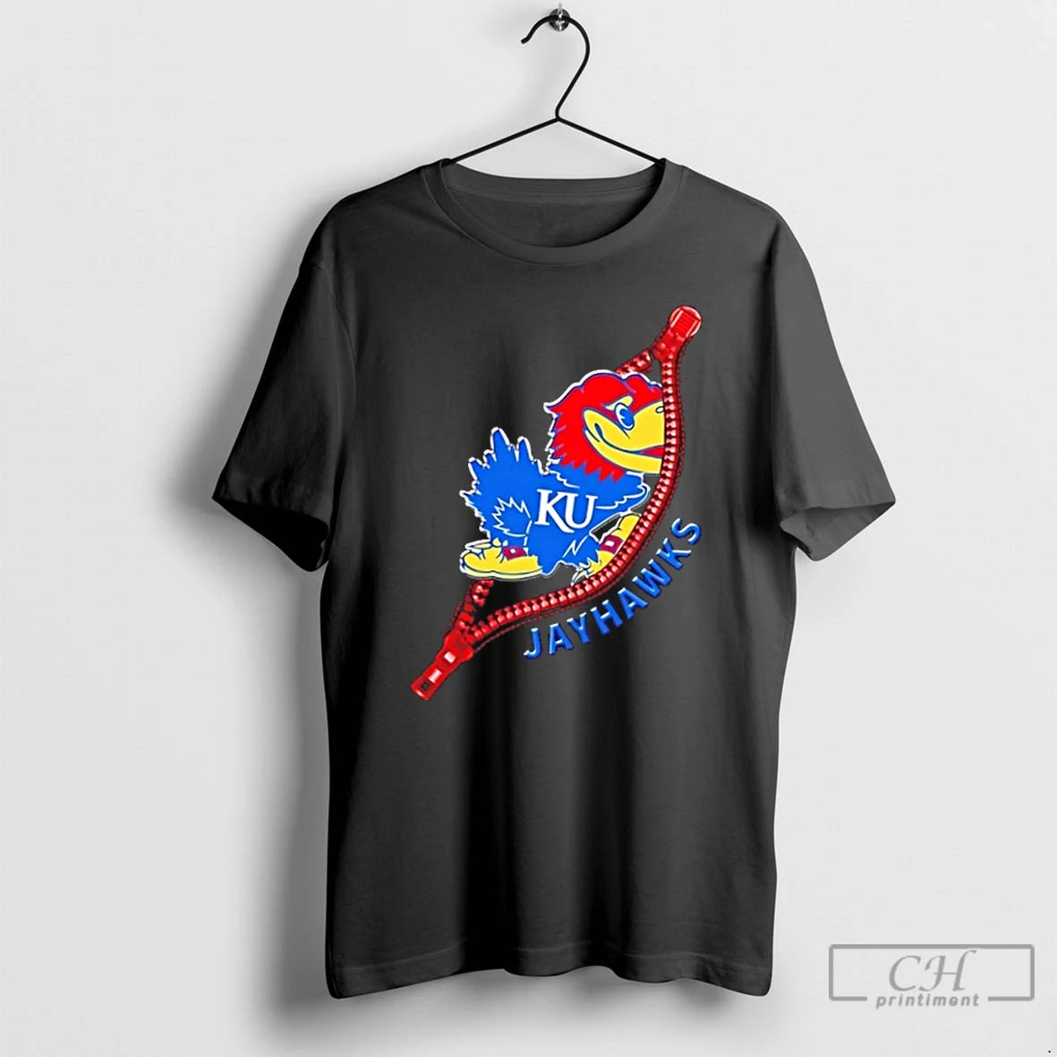 Premium Zipper X Kansas Jayhawks Football Logo - clothing by TeeHivey.com