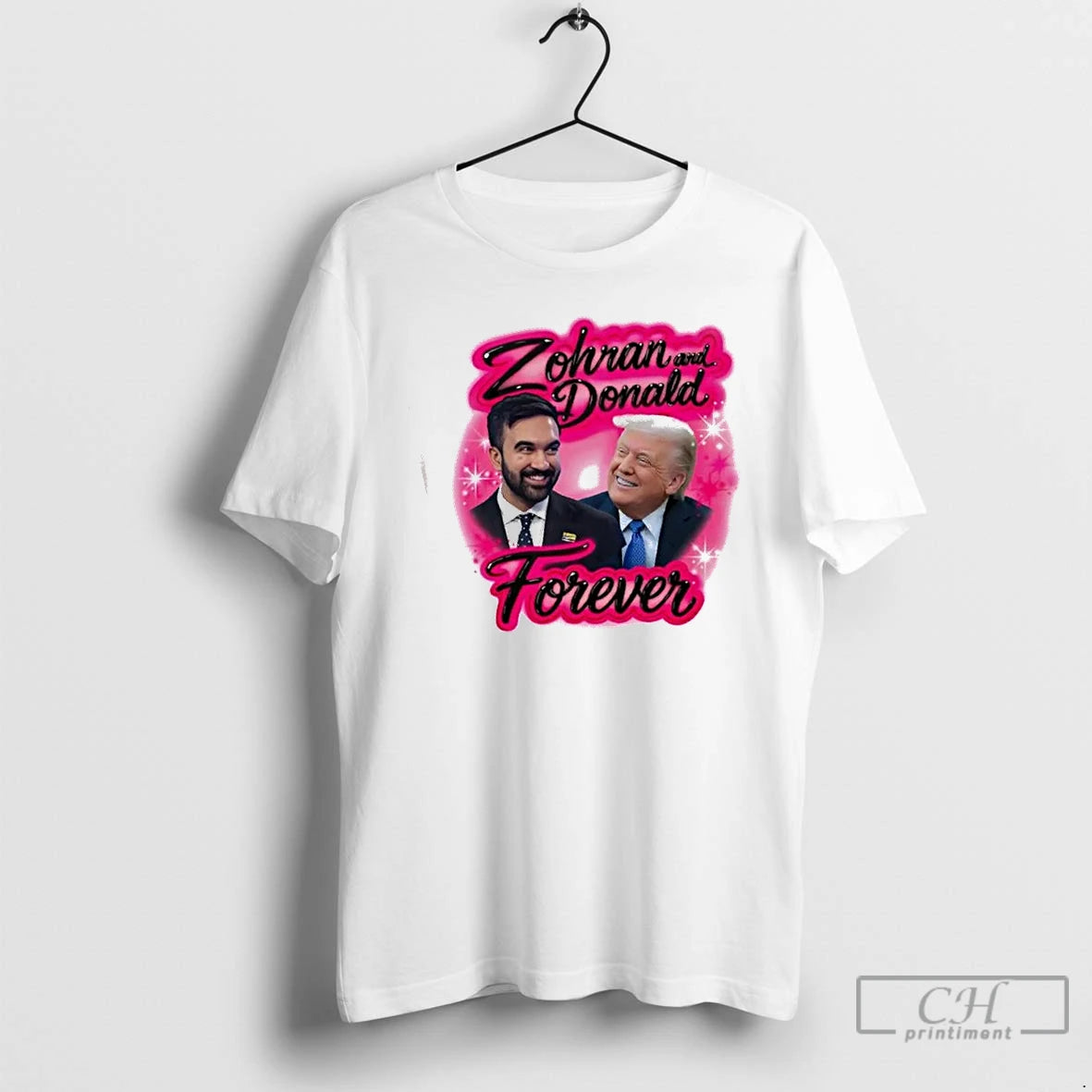 Premium Zohran And Donald Airbrush Forever - clothing by TeeHivey.com