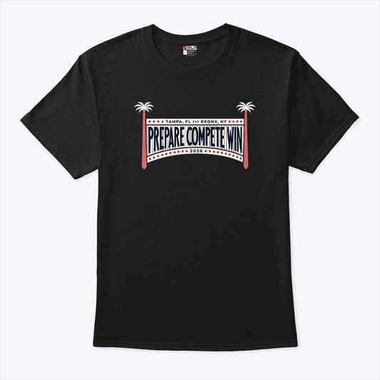 Prepare Compete Win 2026 Tampa Bay Baseball T Shirt