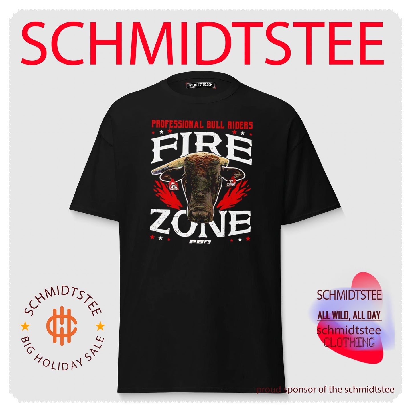 Professional Bull Riders Fire Zone PBR Rodeo shirt