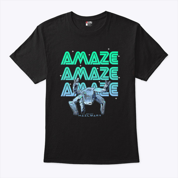 Project Hail Mary Amazing Rocky The Alien Neon Portrait Shirt